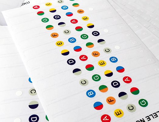 尤克里里透明音階標(biāo)簽